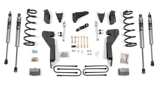 ZONE 2003-2007 DODGE RAM 2500,3500 4WD DIESEL,4" REAR AXLE,6" COIL SPRING LIFT
