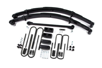 ZONE 1999-2004 F-250,F-350 SUPER-DUTY 4WD WITH SQUARE U-BOLTS,4" LIFT KIT