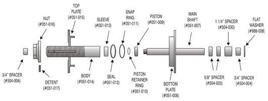 COILOVER ELIMINATOR,PISTON RING  051-006