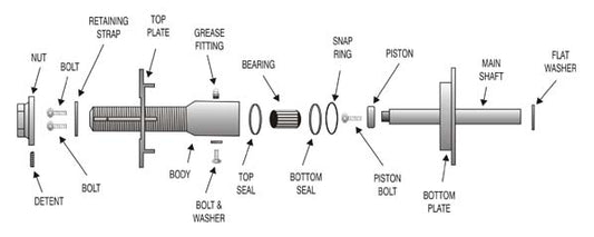 COILOVER ELIMINATOR,PISTON BOLT  050-900