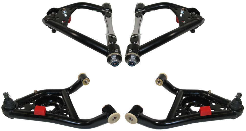 67-69 FULL 2" DROP,BRAKES,REAR KIT,BLACK