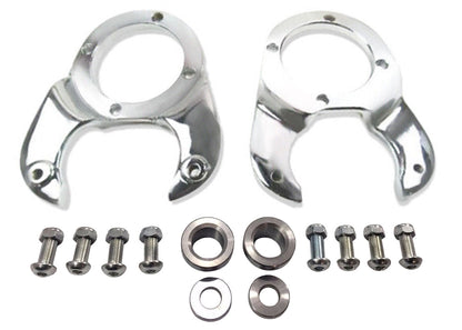 BRAKE BRACKET KIT,28-48 FORD>D-154,CHROME