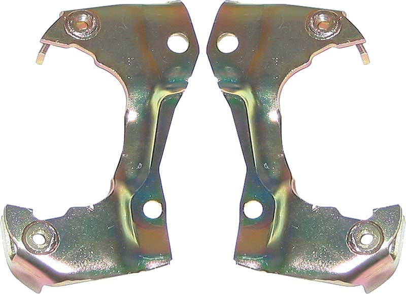 BRAKE BRACKETS,64-72 CHEVELLE,ZINC,PAIR