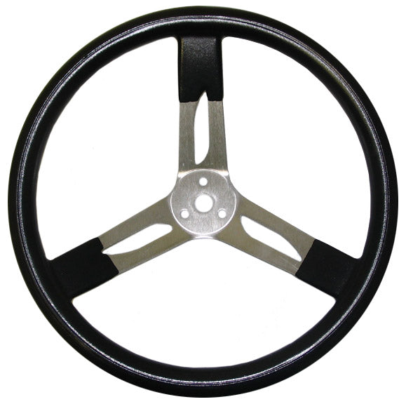 STEERING WHEEL,17",BLACK,STEEL