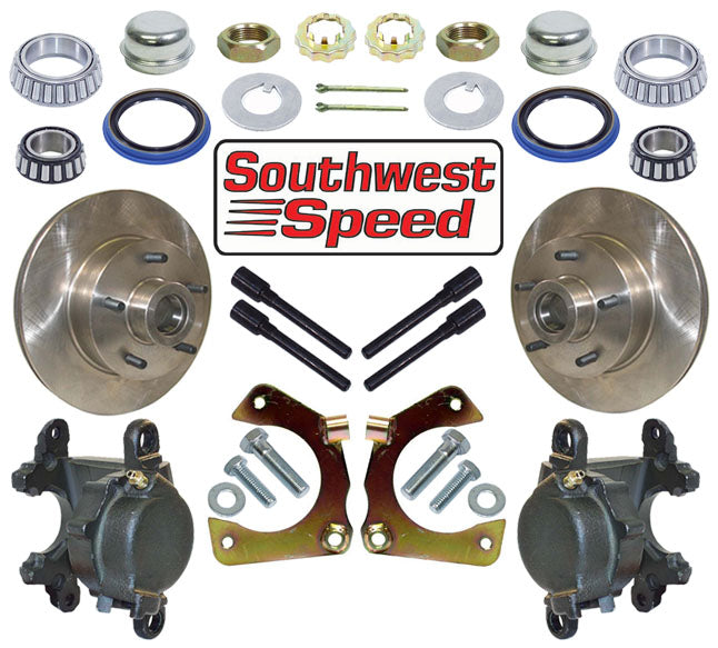 HOT ROD FRONT BRAKE KIT,5X4.75