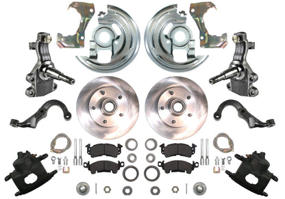 67-69 F-BODY DISC BRAKE & 2" DROP SPINDLE KIT,11" ROTORS,CALIPERS