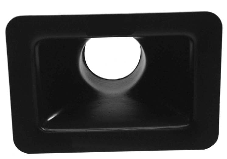 BRAKE DUCT,SINGLE,3" INLET,BLACK