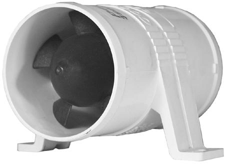 BRAKE DUCT BLOWER,3",IN-LINE,12 VOLT