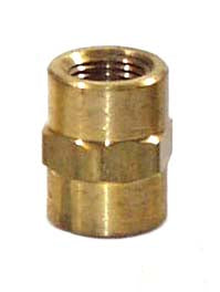 BRAKE FITTING,1/8 NPT BRASS PIPE UNION