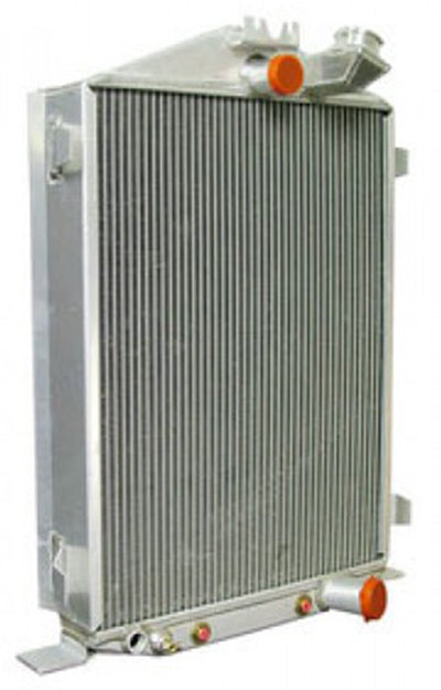 RADIATOR,ALUMINUM,DOWN FLOW,32 FORD,CHEVY OUTLETS,HI-BOY