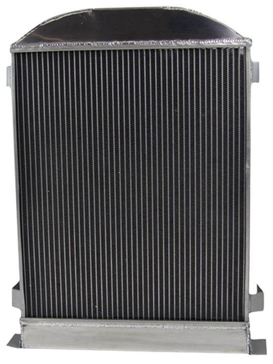 RADIATOR,ALUMINUM,DOWN FLOW,32 FORD,CHEVY OUTLETS,HI-BOY