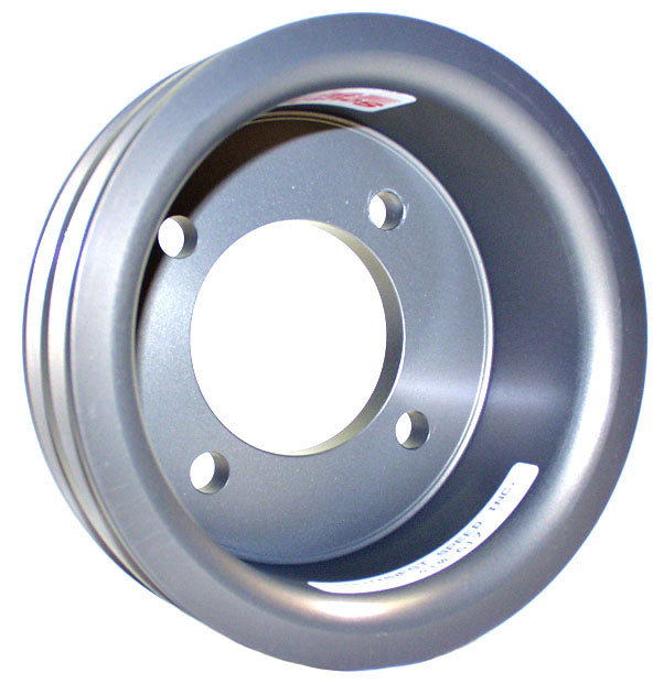 CRANK PULLEY,BILLET ALUM,SBF-4BLT,4 7/8"