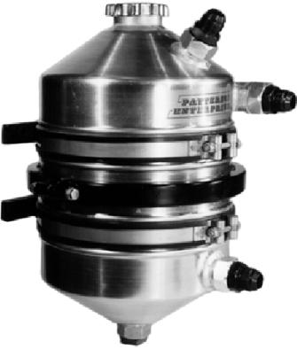 DRY SUMP TANK ONLY,ROUND,3 GAL