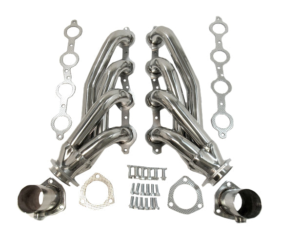 HEADER,LS SWAP,1 5/8",64-72 GM A-BODY,2 1/2",POLISHED STAINLESS STEEL