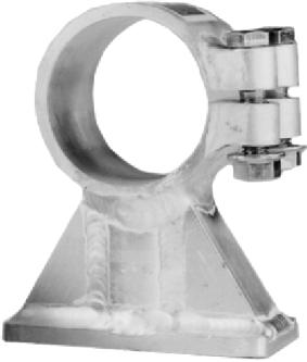 LEAF SPRING PAD,ALUM,CLAMP,3" BLOCK