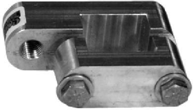 FRAME MOUNT,CLAMP-2" SQUARE,ALUM,3/4