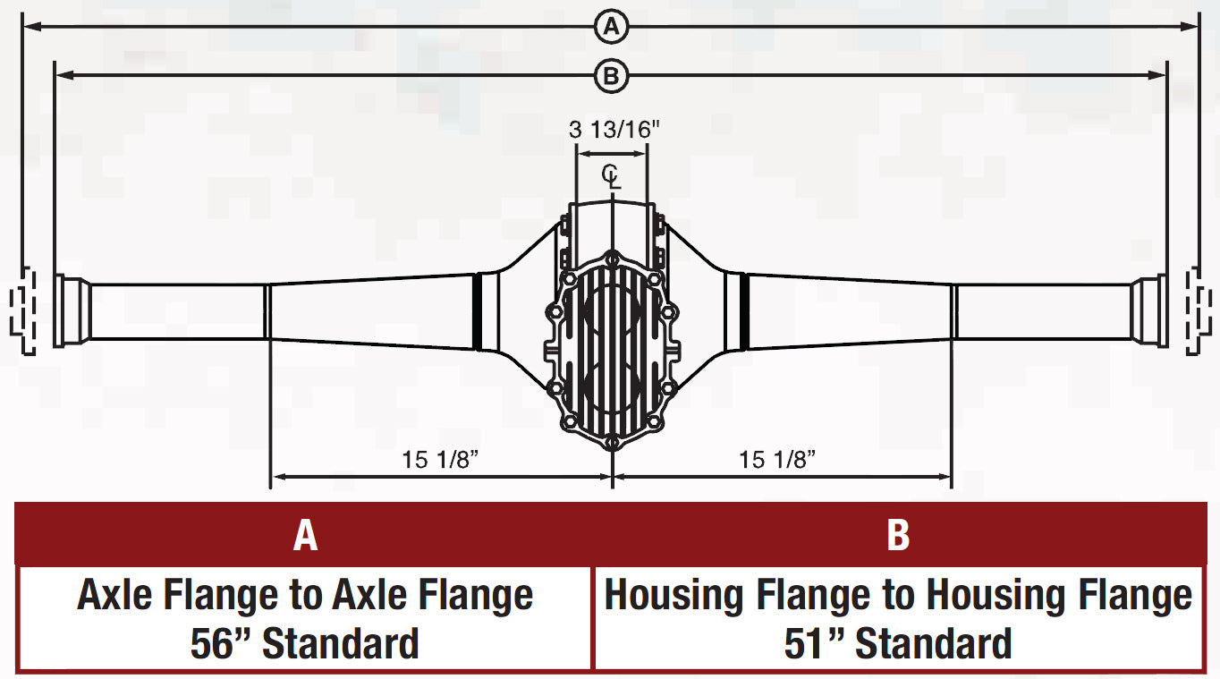 QUICK CHANGE REAR END ASSEMBLY,STREET ROD,STB,8.38" V8,56",W/AXLES