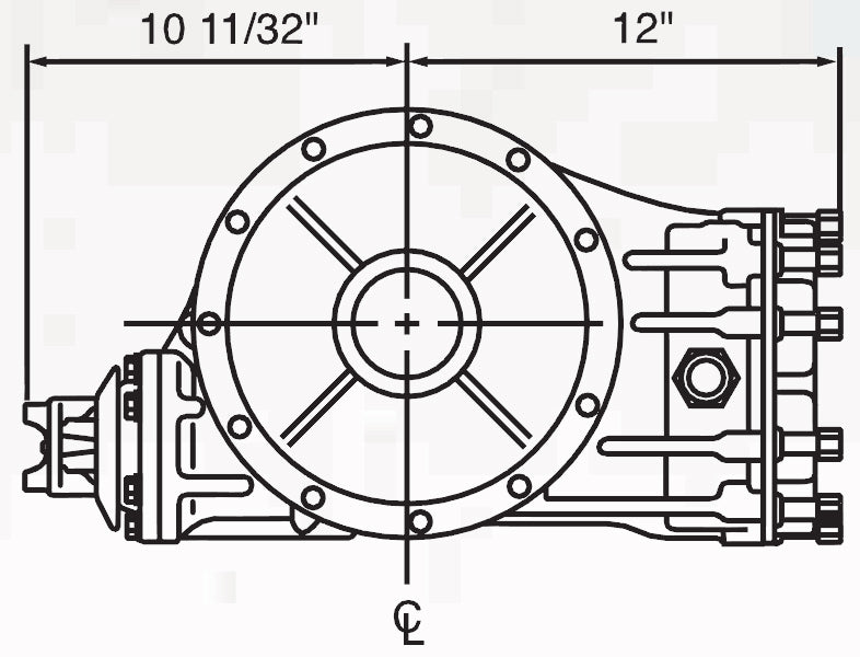 QUICK CHANGE REAR END ASSEMBLY,STREET ROD,10" CHAMP,58",W/AXLES