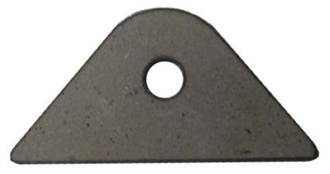 WELD TAB,1/8 THICK,3/8 HOLE,13/16 T,TRI.