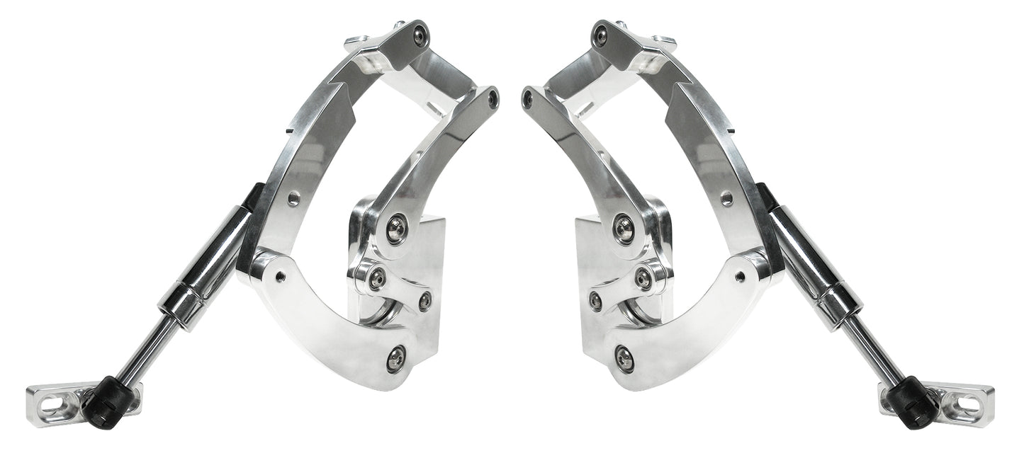 HOOD HINGES,55-56 CHEVY,POLISHED