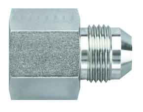 STEEL ADAPTER,-12AN FEMALE TO -10AN MALE
