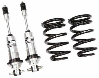 FRONT COILOVER & REAR SHOCK KIT,68-74 GM X-BODY,CHEVY II,NOVA,VENTURA,WITH SBC