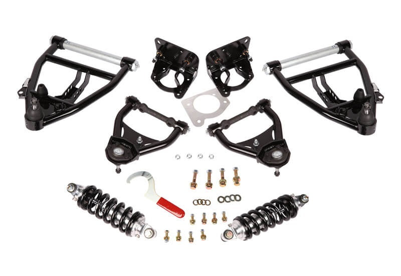FRONT COILOVER & CONTROL ARM KIT,DOUBLE ADJUSTABLE,71-72 C-10,C-15 TRUCK,BBC