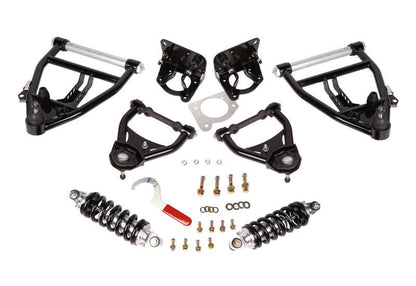 FRONT COILOVER & CONTROL ARM KIT,DOUBLE ADJUSTABLE,71-72 C-10,C-15 TRUCK,BBC