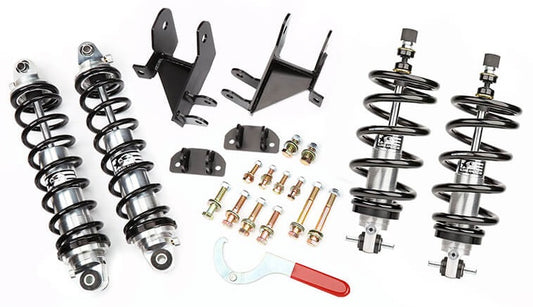 COILOVER KIT,FRONT & REAR,DOUBLE ADJUSTABLE,64-67 GM A-BODY,CHEVELLE,CUTLASS,SBC