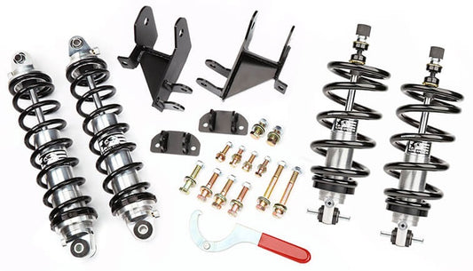 COILOVER KIT,FRONT & REAR,DOUBLE ADJUSTABLE,64-67 GM A-BODY,CHEVELLE,CUTLASS,BBC