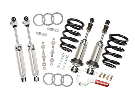 FRONT COILOVER & REAR SHOCK KIT,DOUBLE ADJUSTABLE,70-81 GM F-BODY CAMARO,FB,SBC