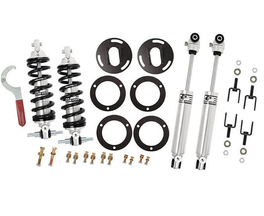 FRONT COILOVER & REAR SHOCK KIT,DOUBLE ADJUSTABLE,60-71 FORD FAIRLANE,FALCON,BBF