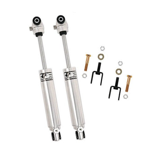 FRONT COILOVER & REAR SHOCK KIT,DOUBLE ADJUSTABLE,62-67 CHEVY II,NOVA,BBC