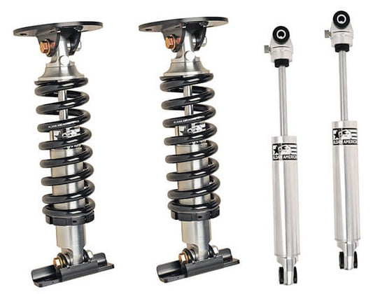 FRONT COILOVER & REAR SHOCK KIT,ADJUST,07-18 SILVERADO,SIERRA 1500,SINGLE CAB