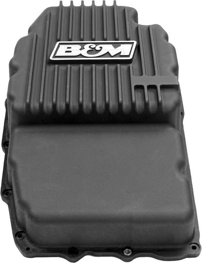 HI-TEK DEEP TRANSMISSION PAN,19-UP GM,8L90E,BLACK