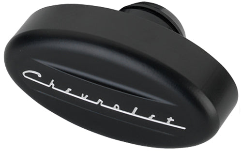 BREATHER,RETRO CHEVY,BLACK,1 1/4" VC HOLE