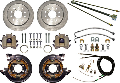 67-70 MUSTANG REAR END & BRAKES,11" DISC