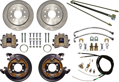 9" FORD 63" REAR END & BRAKES,11" DISCS