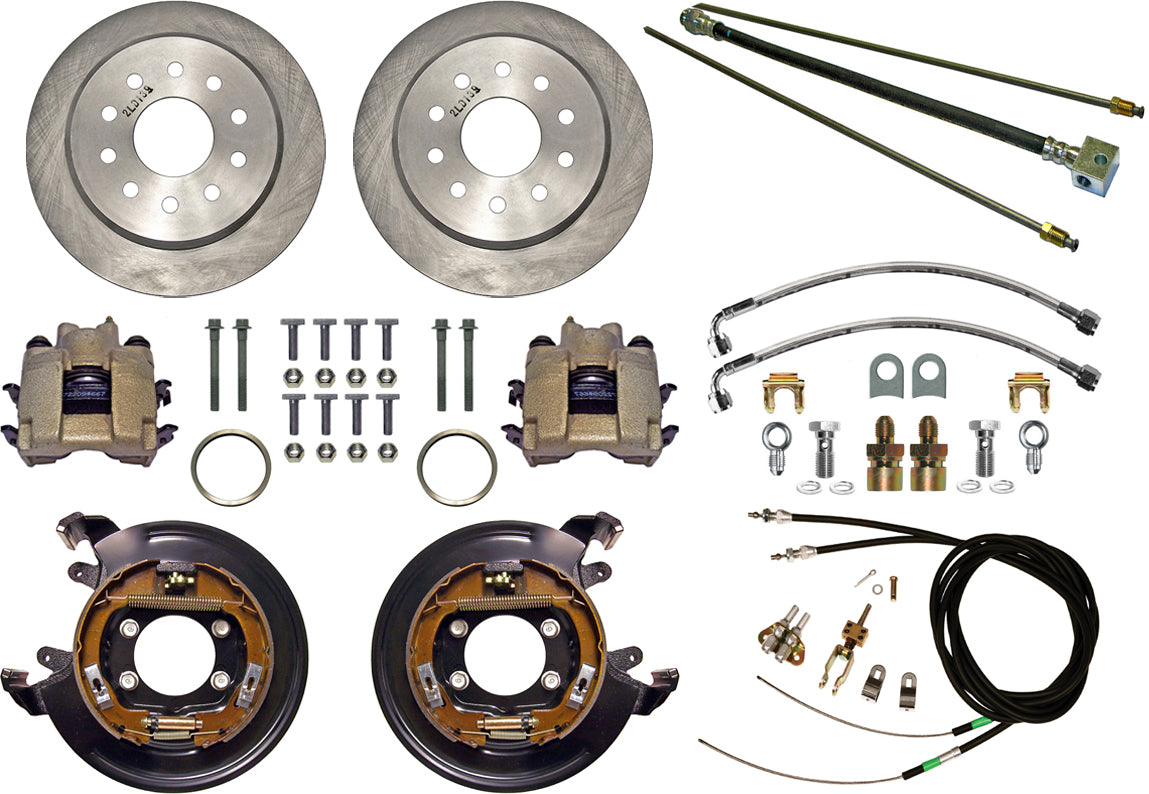 9" FORD 55" REAR END & BRAKES,11" DISCS