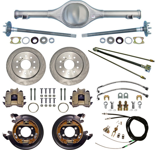 64-66 MUSTANG REAR END & BRAKES,11" DISC