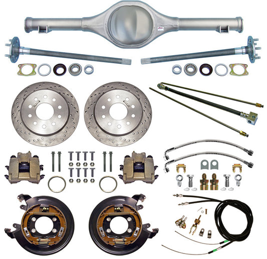 64-66 MUSTANG REAR END & BRAKES,DISC,DRILLED