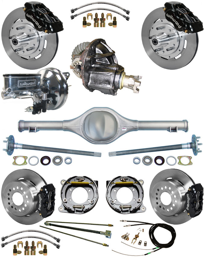 67-70 FULL SUSPENSION,BRAKES,REAR KIT,BLACK – Southwest Speed