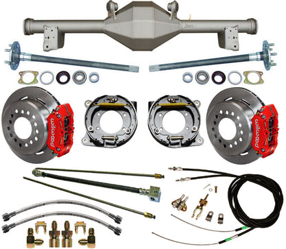 79-93 MUSTANG 5LUG REAR & WIL BRAKES,RED