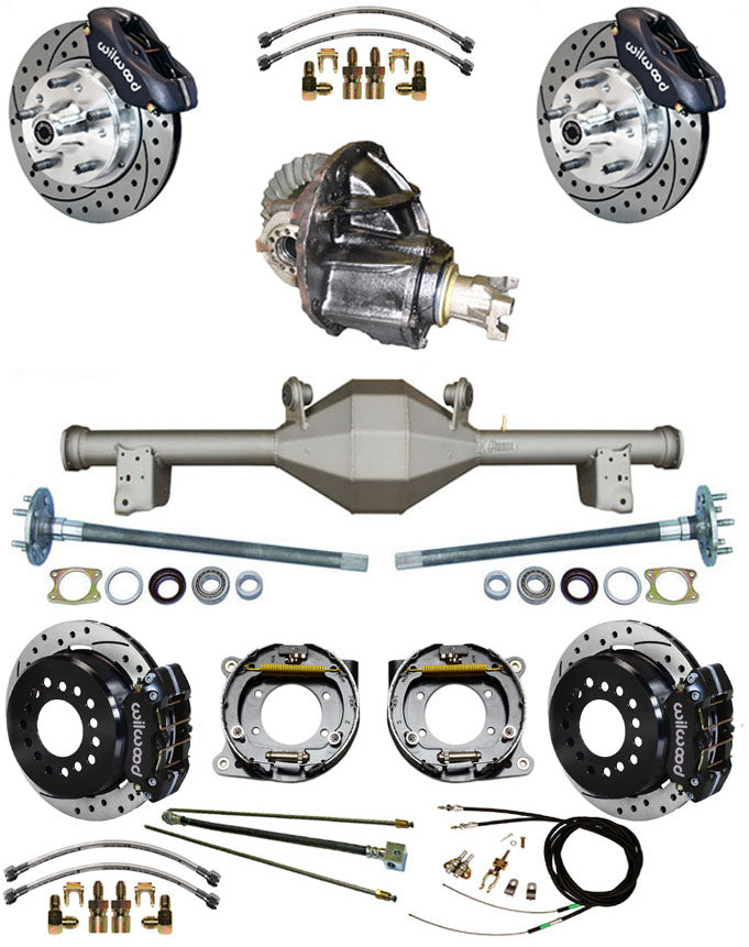 87-93 FULL SUSPENSION,BRAKES,REAR KIT,BK,DR