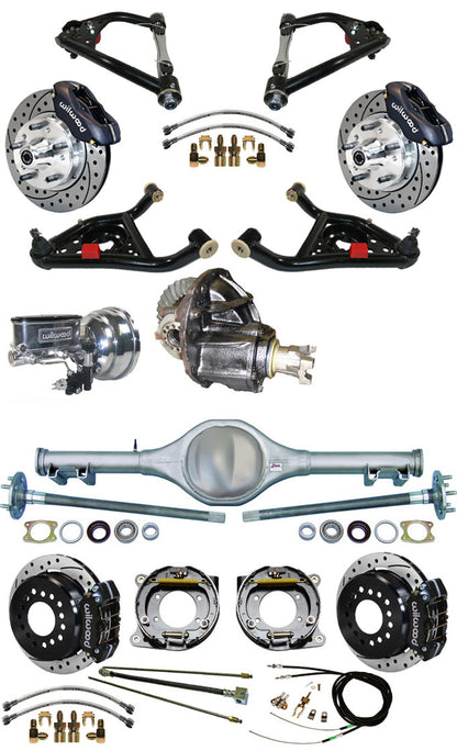 67-69 FULL SUSPENSION,BRAKES,REAR KIT,BK,DR