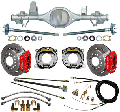 97-06 JEEP TJ REAR & WIL BRAKES,11",RED