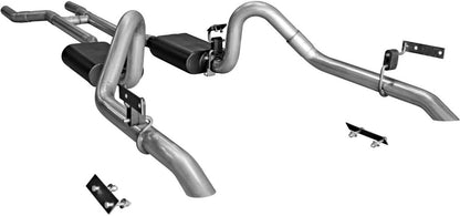 CROSSMEMBER-BACK EXHAUST,67-70 MUSTANG V8,2.5,DUAL OUT REAR
