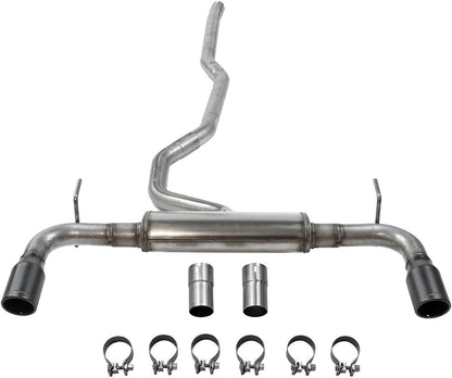 FLOWFX CAT-BACK EXHAUST,14-22 CHEROKEE 3.2L,DUAL OUT REAR