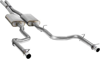 CAT-BACK EXHAUST,15-16 CHALLENGER R/T,DUAL OUT REAR