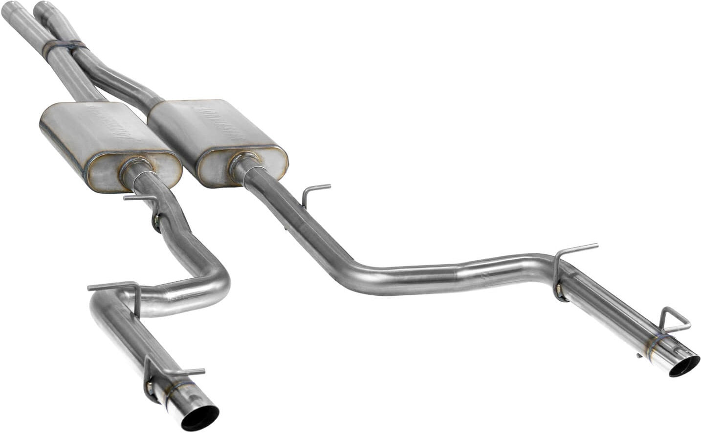CAT-BACK EXHAUST,15-16 CHARGER R/T,300C,DUAL OUT REAR